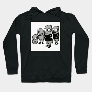 Papa Steely #1 - Black and White Hoodie
